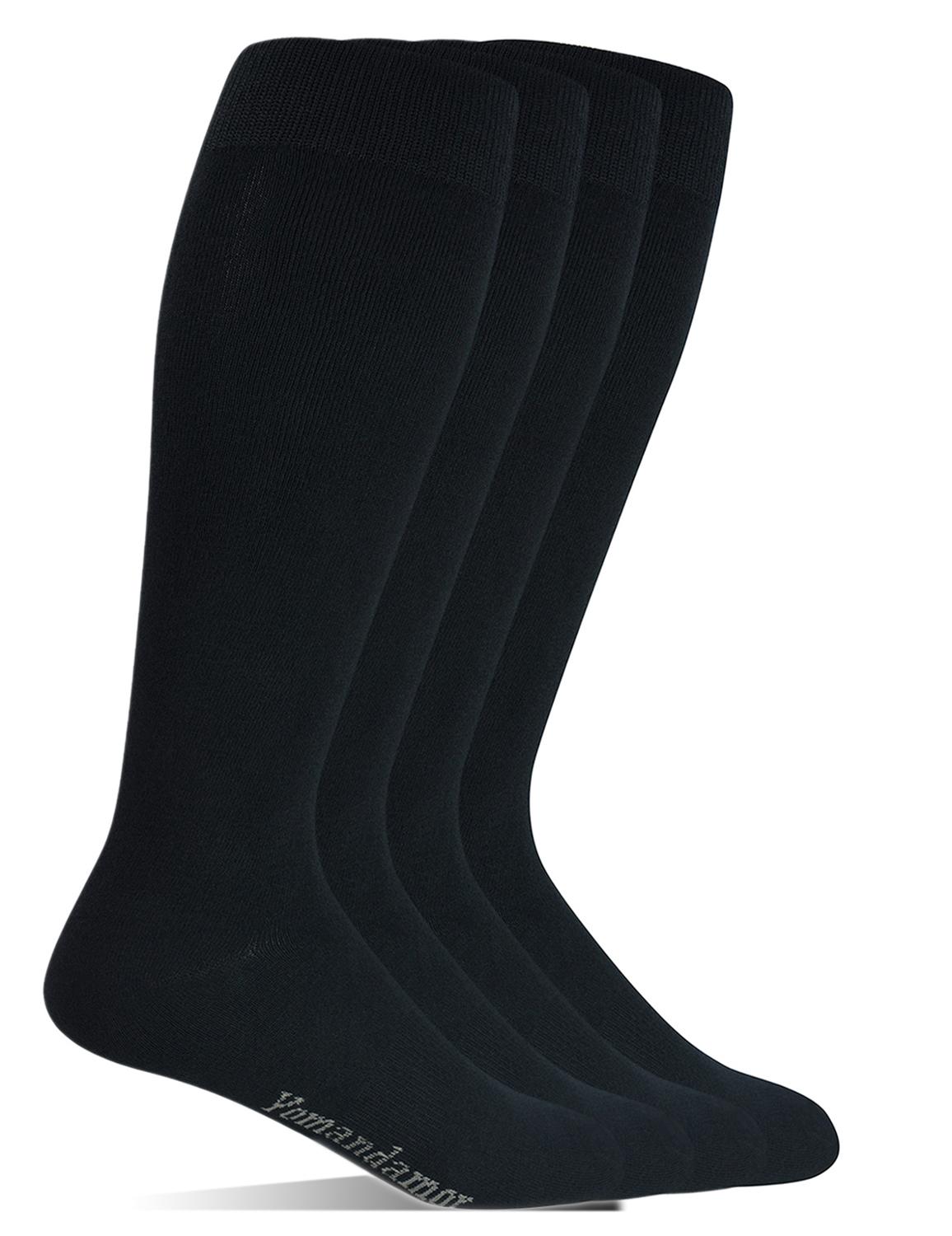 Men Formal Wear With Boots - Yomandamor-남성용 대나무 엑스트라 와이드 탑 송아지