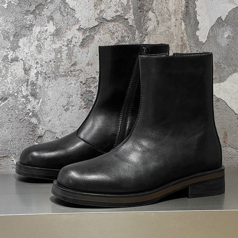 Men Formal Wear With Boots - 빈티지 남성 부츠 럭셔리 수제 고품질