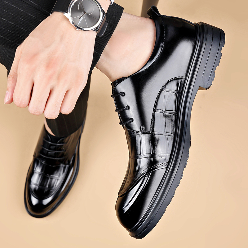 Formal Men Daily Wear Footwear - 고급 남성용 비즈니스 정장용 가죽 구두,