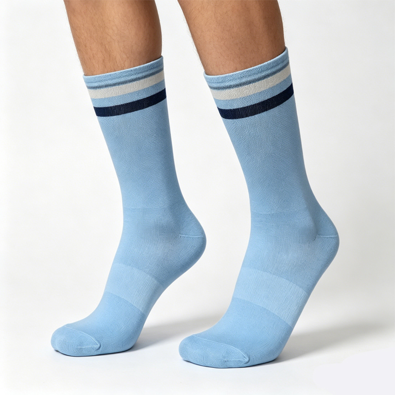 줄무늬가 있는 전문 사이클링 중간 길이 커플 양말 야외 - Sock Garter Men 리뷰 및 가격