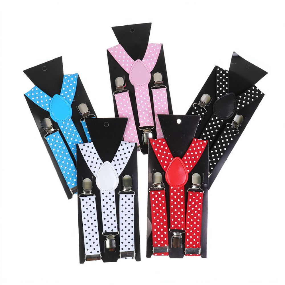 세련된 도트 무늬의 신축성 있는 멜빵, 길이 조절이 가 - Men'S Formal Wear With Suspenders 리뷰 및 가격