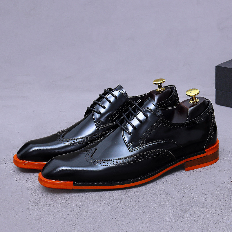 남성용 정품 가죽 옥스퍼드 로우탑 고품질 정장 비즈니스 - Formal Men Daily Wear Footwear 리뷰 및 가격