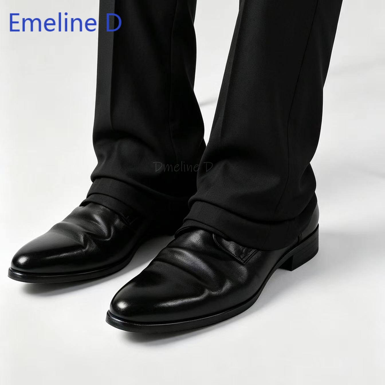 남성용 빈티지 스타일의 주름진 가죽 앵클 부츠, 측면  - Men Formal Wear With Boots 리뷰 및 가격